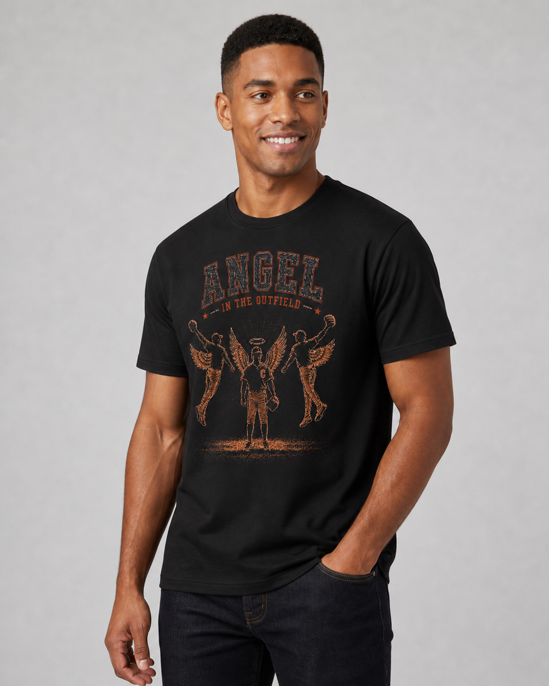 ANGEL In The Outfield Tee
